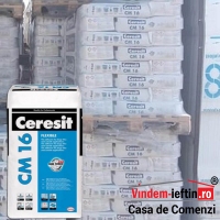 ADEZIV CERESIT CM16 25KG PALET 48SACI - ADEZIV CERESIT CM16 25KG PALET 48SACI