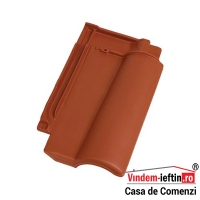 TIGLA CERAMICA TONDACH MEDITERAN PLUS ROSU SATINAT 27.5X44CM - TIGLA CERAMICA TONDACH MEDITERAN PLUS ROSU SATINAT 27.5X44CM