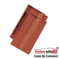 TIGLA CERAMICA MARGINE DREAPTA TONDACH MEDITERAN ROSU SATINAT 27.5X44CM - TIGLA CERAMICA MARGINE DREAPTA TONDACH MEDITERAN ROSU SATINAT 27.5X44CM