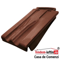 TIGLA CERAMICA MARGINE DREAPTA TONDACH TANGO PLUS MARO SATINAT 30X50CM - TIGLA CERAMICA MARGINE DREAPTA TONDACH TANGO PLUS MARO SATINAT 30X50CM