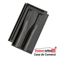 TIGLA CERAMICA TONDACH TANGO PLUS ANTRACIT SATINAT 30X50CM - TIGLA CERAMICA TONDACH TANGO PLUS ANTRACIT SATINAT 30X50CM