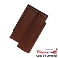 TIGLA CERAMICA TONDACH VENUS MARO INCHIS SATINAT 29×48.5CM - TIGLA CERAMICA TONDACH VENUS MARO INCHIS SATINAT 29×48.5CM