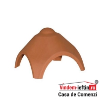 COAMA TRASA RAMIFICATIE 4 AXE TONDACH RUMBA TERACOTA MAT 17CM - COAMA TRASA RAMIFICATIE 4 AXE TONDACH RUMBA TERACOTA MAT 17CM