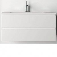 LINE BAZA 100 SUSPENDAT ALB MAT 455X 996 - LINE BAZA 100 SUSPENDAT ALB MAT 455X 996