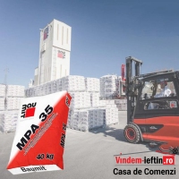 TENCUIALA MECANIZATA VAR-CIMENT BAUMIT MPA 35 40KG PALET 35 SACI - TENCUIALA MECANIZATA VAR-CIMENT BAUMIT MPA 35 40KG PALET 35 SACI