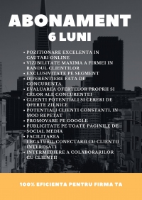 ABONAMENT 6 LUNI FIRMA DE CONSTRUCTII PE PLATFORMA WWW.BCTR.RO - ABONAMENT 6 LUNI FIRMA DE CONSTRUCTII PE PLATFORMA WWW.BCTR.RO