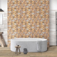 GRESIE PORTELANATA MUSTIQUE GOLD DECOR 60X30CM MULTICOLOR - GRESIE PORTELANATA MUSTIQUE GOLD DECOR 60X30CM MULTICOLOR