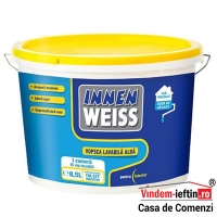 VOPSEA LAVABILA ALBA PENTRU INTERIOR INNENWEISS 8.5L - VOPSEA LAVABILA ALBA PENTRU INTERIOR INNENWEISS 8.5L