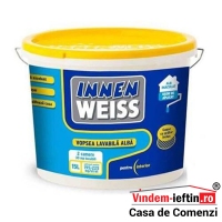 VOPSEA LAVABILA ALBA PENTRU INTERIOR INNENWEISS 15L - VOPSEA LAVABILA ALBA PENTRU INTERIOR INNENWEISS 15L