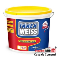 VOPSEA LAVABILA ALBA PENTRU EXTERIOR INNENWEISS 5L - VOPSEA LAVABILA ALBA PENTRU EXTERIOR INNENWEISS 5L