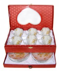 SET DE 6 CANI SI FARFURIOARE - SET DE 6 CANI SI FARFURIOARE