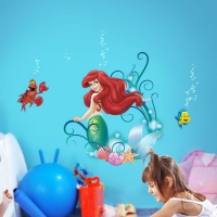 STICKER COPII ARIEL - MICA SIRENA SI PRIETENII - STICKER COPII ARIEL - MICA SIRENA SI PRIETENII