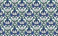 FOLIE GEAMURI VITRALII FLORI DE IRIS 67 CM - FOLIE GEAMURI VITRALII FLORI DE IRIS 67 CM
