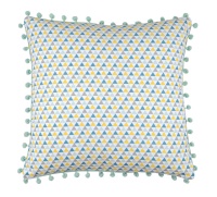 PERNA DECORATIVA ISOCELE - CIUCURI BLEU - PERNA DECORATIVA ISOCELE - CIUCURI BLEU