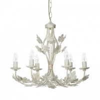 CANDELABRU VINTAGE CHAMPAGNE SP6 IVOIRE - IDEAL LUX - CANDELABRU VINTAGE CHAMPAGNE SP6 IVOIRE - IDEAL LUX