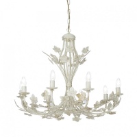 CANDELABRU VINTAGE CHAMPAGNE SP8 IVOIRE - IDEAL LUX - CANDELABRU VINTAGE CHAMPAGNE SP8 IVOIRE - IDEAL LUX