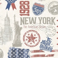 AUTOCOLANT NEW YORK 45 CM - AUTOCOLANT NEW YORK 45 CM