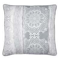 PERNA DECORATIVA VINTAGE BOHO GRI SAADI - PERNA DECORATIVA VINTAGE BOHO GRI SAADI