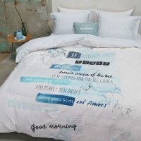 LENJERIE DE PAT MODERNA BLOOMING DAY BLEU - LENJERIE DE PAT MODERNA BLOOMING DAY BLEU