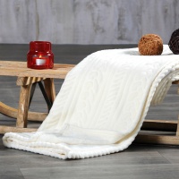 PATURA CANAPEA ALBA CALDUROASA TRESSE 130 X 160 CM - PATURA CANAPEA ALBA CALDUROASA TRESSE 130 X 160 CM