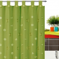 PERDEA CADA VERDE DIN MATERIAL TEXTIL CAMELIA - PERDEA CADA VERDE DIN MATERIAL TEXTIL CAMELIA