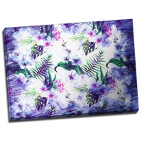 TABLOU FLORAL - VIOLET TROPICAL - TABLOU FLORAL - VIOLET TROPICAL