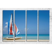 TABLOU MARIN CANVAS 4 PIESE - ESCAPADA PE MARE - TABLOU MARIN CANVAS 4 PIESE - ESCAPADA PE MARE