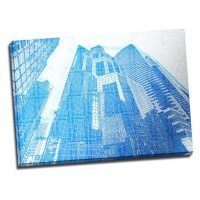 TABLOU BIROU 70 X 50 CM - ZGARIE-NORI ALBASTRI - TABLOU BIROU 70 X 50 CM - ZGARIE-NORI ALBASTRI