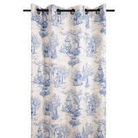 DRAPERIE VINTAGE GALANTERIE ALBASTRU - DRAPERIE VINTAGE GALANTERIE ALBASTRU