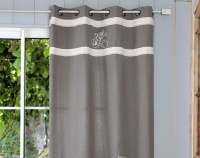 DRAPERIE BUMBAC CLASICA ANTAN - GRI - DRAPERIE BUMBAC CLASICA ANTAN - GRI