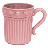 CANA CAFEA ROZ CU INIMIOARE - ANGELICA HOME & COUNTRY - CANA CAFEA ROZ CU INIMIOARE - ANGELICA HOME & COUNTRY