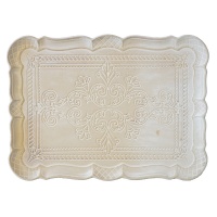 TAVA DECORATIVA SHABBY CHIC BEJ - TAVA DECORATIVA SHABBY CHIC BEJ