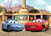 FOTOTAPET CARS - FULGER MCQUEEN SI SALLY - FOTOTAPET CARS - FULGER MCQUEEN SI SALLY
