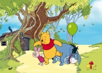 FOTOTAPET COPII WINNIE THE POOH - PLIMBARE - FOTOTAPET COPII WINNIE THE POOH - PLIMBARE