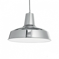 LAMPA METAL PENTRU TAVAN IDEAL LUX - MOBY SP1 CROM - LAMPA METAL PENTRU TAVAN IDEAL LUX - MOBY SP1 CROM