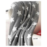 PATURA FLEECE PUFOASA STARS - GRI - PATURA FLEECE PUFOASA STARS - GRI