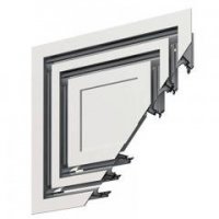 DIFUZOR CU 4 FANTE IN 4 DIRECTII SL 595X595 - DIFUZOR CU 4 FANTE IN 4 DIRECTII SL 595X595