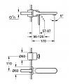 BATERIE LAVOAR CU 2 GAURI - VERIS GROHE - BATERIE LAVOAR CU 2 GAURI - VERIS GROHE