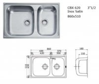 CHIUVETA INCORPORABILA FRANKE COLUMBUS CBX 620 - CHIUVETA INCORPORABILA FRANKE COLUMBUS CBX 620
