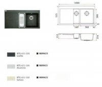 CHIUVETA GRANIT FRANKE MYTHOS MTG 651-100 16127 - CHIUVETA GRANIT FRANKE MYTHOS MTG 651-100 16127