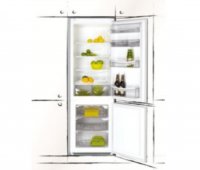 COMBINA FRIGORIFICA INC 60 CM BAUMATIC BRB2710 - COMBINA FRIGORIFICA INC 60 CM BAUMATIC BRB2710