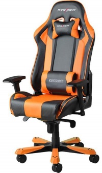 SCAUN GAMING DXRACER KING-PORTOCALIU - SCAUN GAMING DXRACER KING-PORTOCALIU