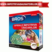 SPIRALE FUMIGENE BROS IMPOTRIVA TANTARILOR SI CAPUSELOR, 10 BUC - SPIRALE FUMIGENE BROS IMPOTRIVA TANTARILOR SI CAPUSELOR, 10 BUC