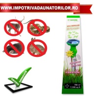 APARAT SOLAR CU ULTRASUNETE SI VIBRATII ANIMAL REPELLER US4 - APARAT SOLAR CU ULTRASUNETE SI VIBRATII ANIMAL REPELLER US4