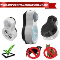 APARAT ULTRASUNETE SI SENSOR PIR ANTI CAINI SI PISICI HK1 - APARAT ULTRASUNETE SI SENSOR PIR ANTI CAINI SI PISICI HK1