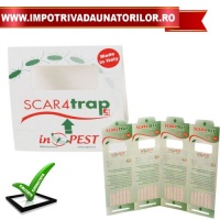 CAPCANA ADEZIVA IMPOTRIVA GANDACILOR SCARA TRAP SET/4BUC - CAPCANA ADEZIVA IMPOTRIVA GANDACILOR SCARA TRAP SET/4BUC