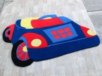 COVOR COPII - TOY CAR ALBASTRU - COVOR COPII - TOY CAR ALBASTRU