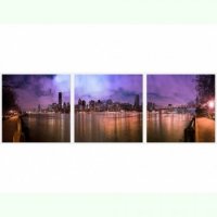 TABLOURI LUMINOASE - SET - MANHATTAN NOAPTEA - TABLOURI LUMINOASE - SET - MANHATTAN NOAPTEA