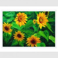 TABLOU LUMINOS - FLORILE SOARELUI - TABLOU LUMINOS - FLORILE SOARELUI