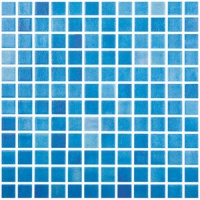 MOZAIC ALBASTRU NIEBLA AZUL CELESTE 25X25 MM - MOZAIC ALBASTRU NIEBLA AZUL CELESTE 25X25 MM